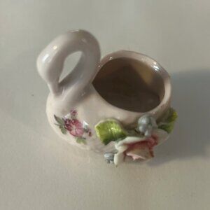 Vintage Porcelain Swan